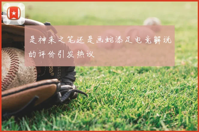 是神来之笔还是画蛇添足电竞解说的评价引发热议