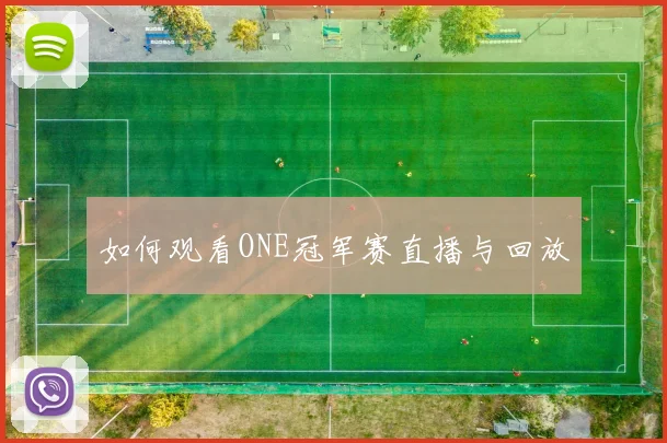 如何观看ONE冠军赛直播与回放